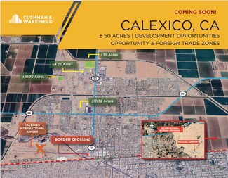 Plus de détails pour Calexico Land Portfolio | Ask Financing – Terrain à vendre, Calexico, CA